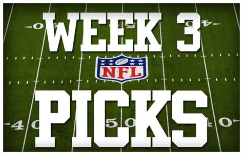 nfl top picks week 3.